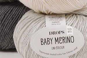 DROPS Baby Merino siūlai – 100% merino vilna