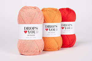 Drops Loves You 7 - 100% medvilnė (plona)