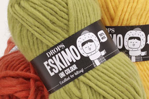 DROPS Eskimo siūlai - 100% avių vilna
